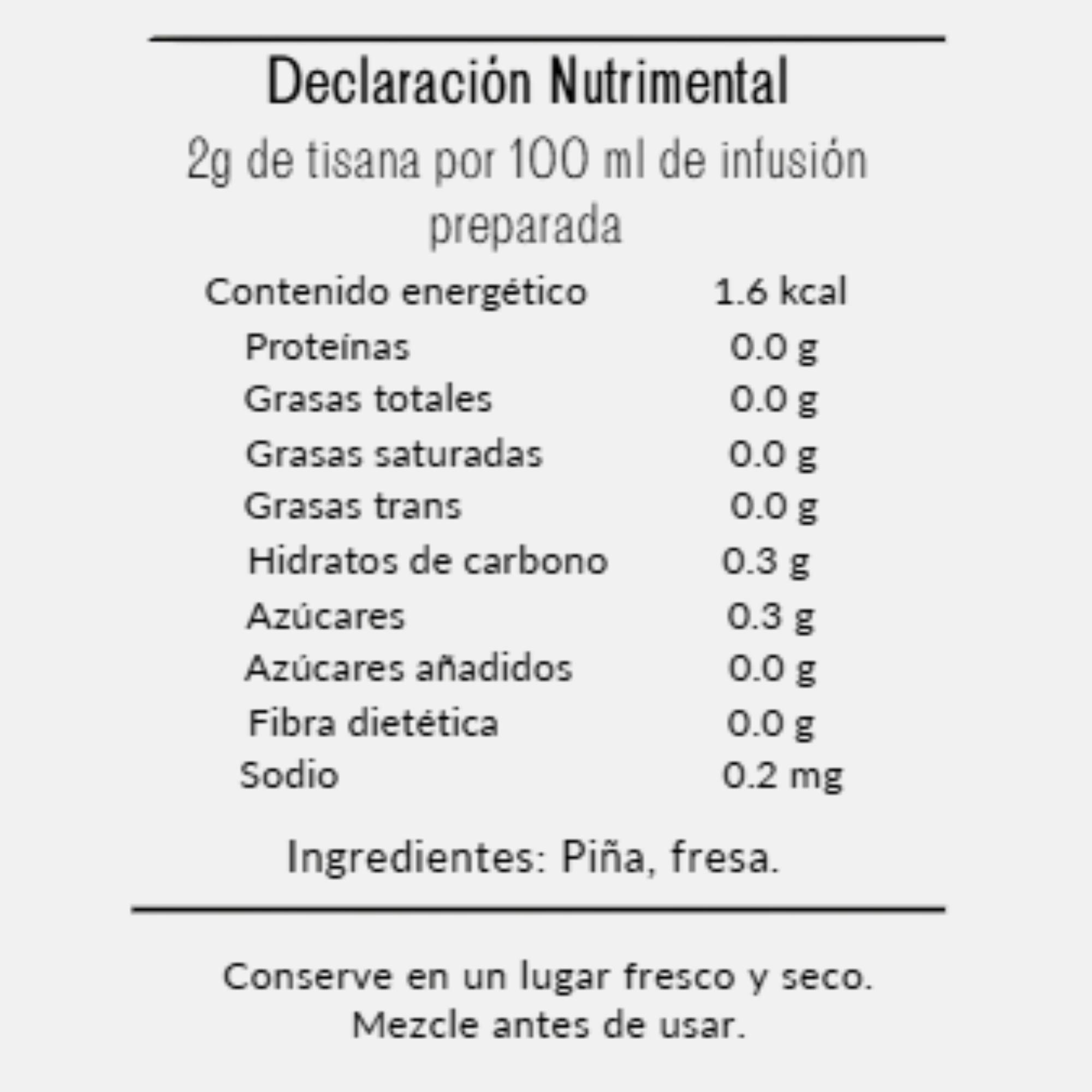 Tisana Frutal Hojas de Otoño